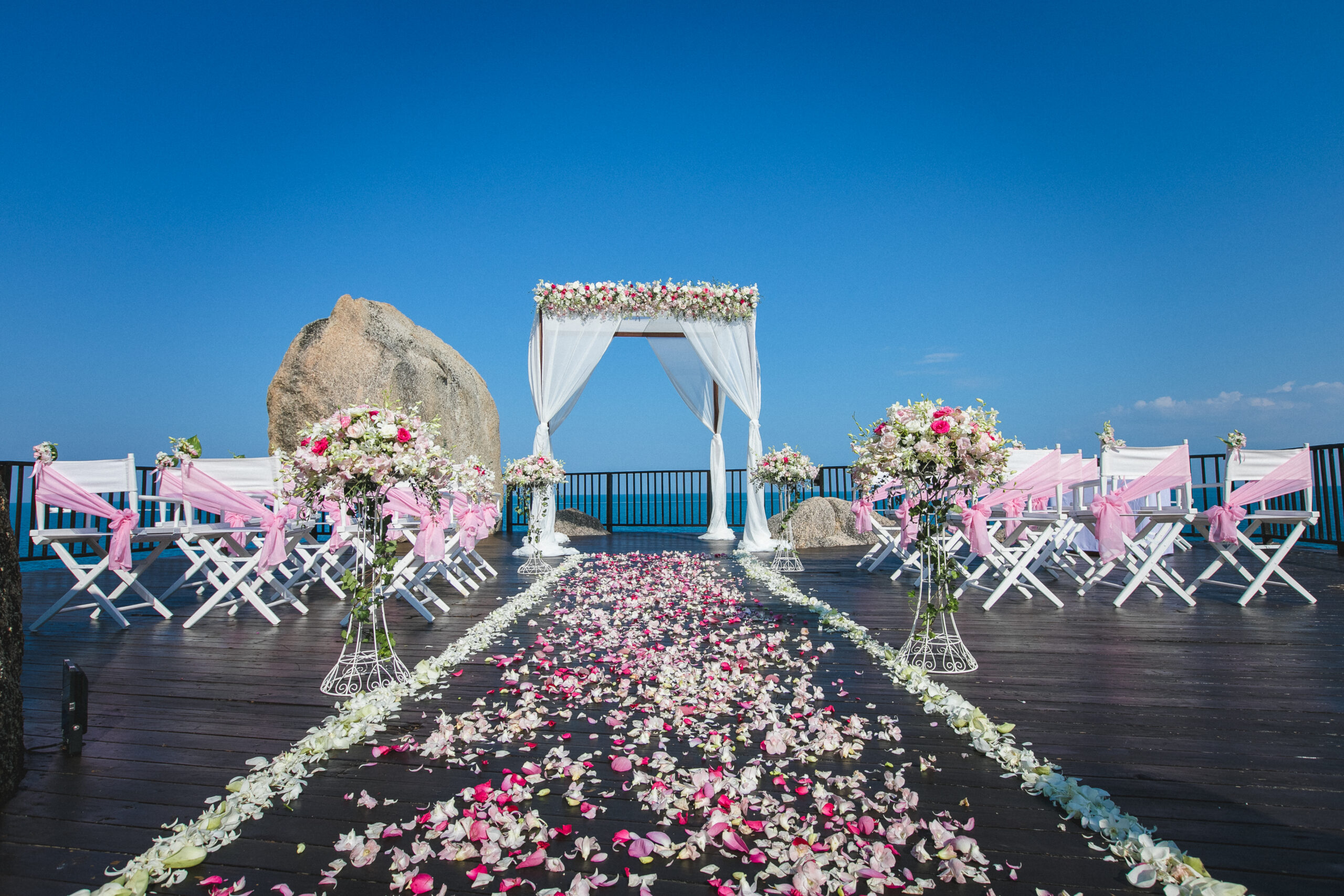 Luxury Clifftop Wedding Silavadee Koh Samui