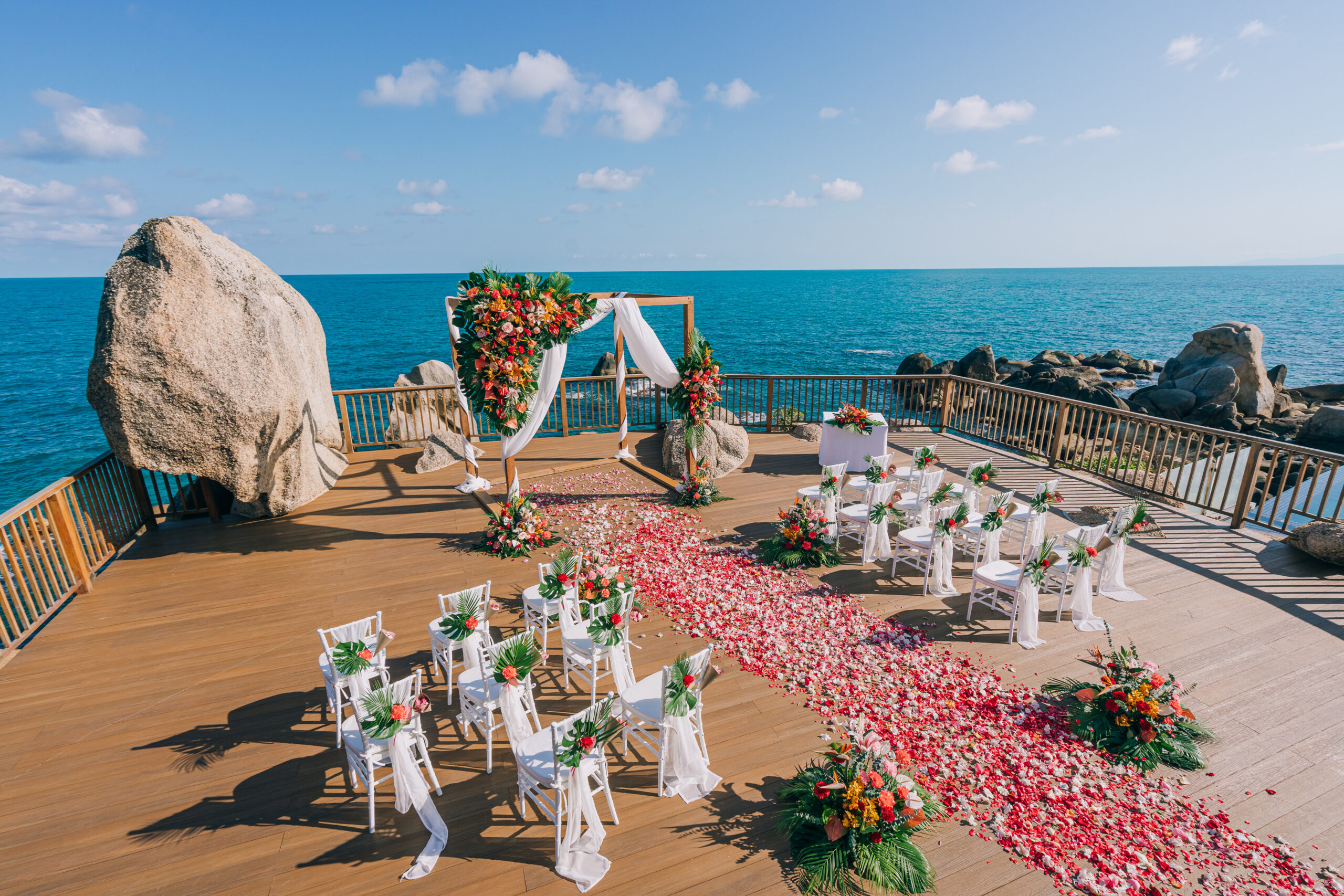 Silavadee Koh Samui Clifftop Ceremony with Ocean View