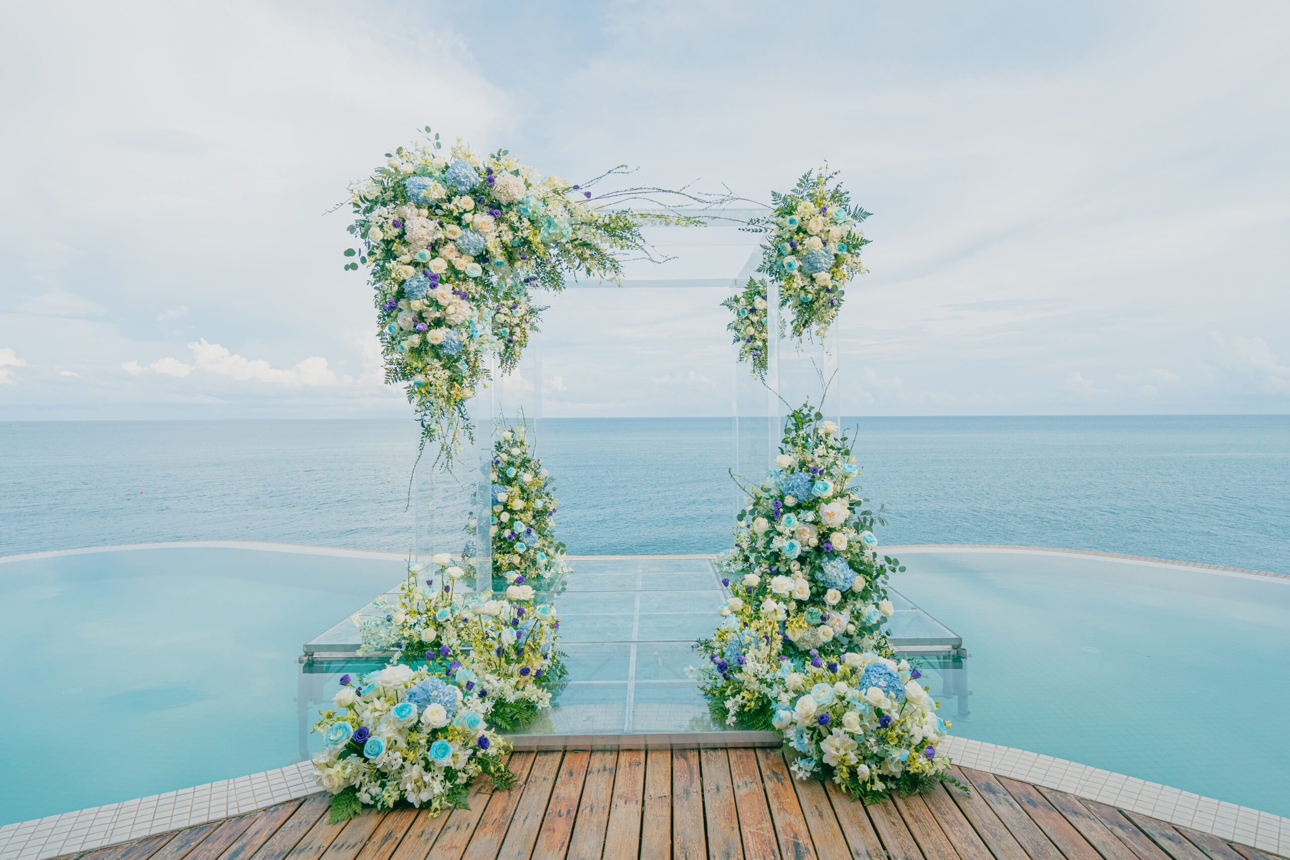 Silavadee Koh Samui Infinity Pool Wedding Ceremony